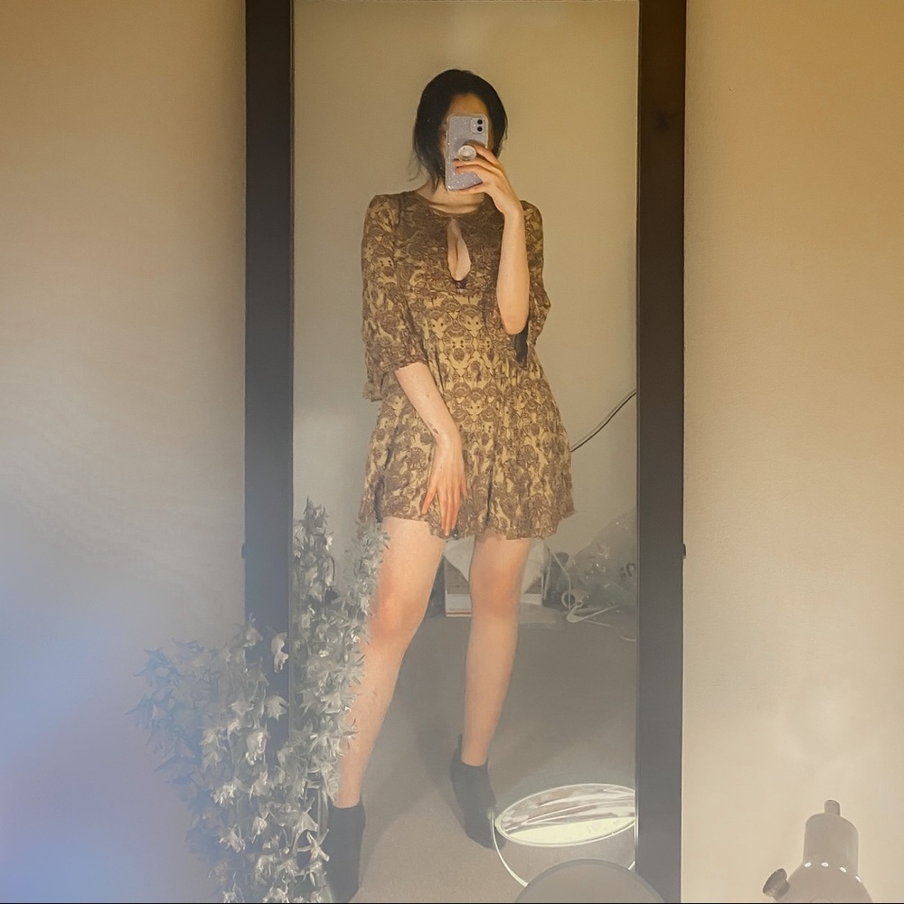 Free People Open Back Dress